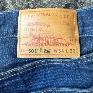 Plant based 501 jeans 34x32